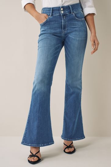 Replay New Luz Flare Boot Cut Jeans