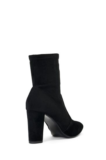 Buy Dune London Wide Fit Optical Stretch Sock Black Boots from