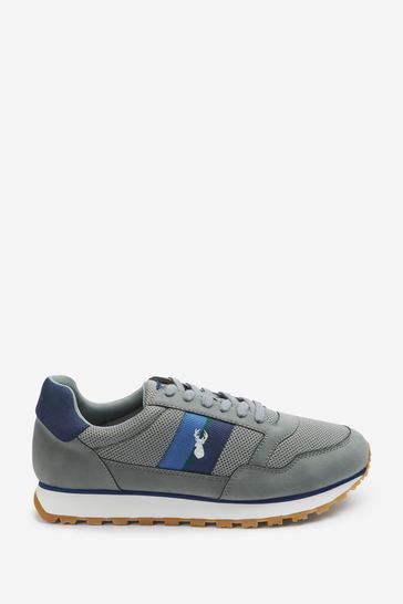 Buy Grey Runner Style Trainers from Next Luxembourg