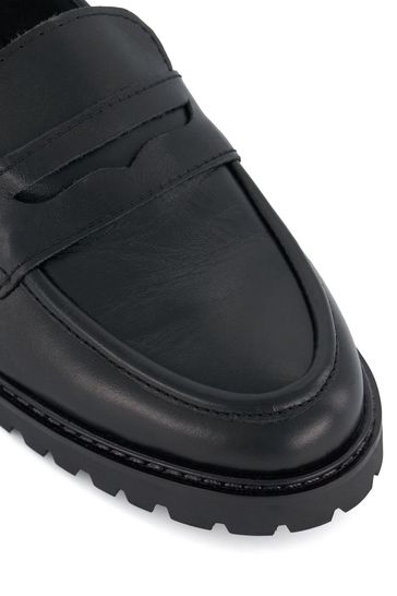 Dune wide fit loafers top