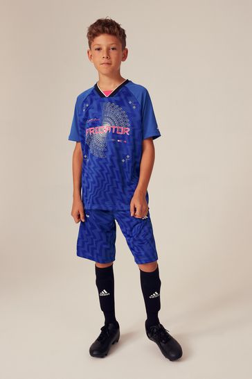 adidas Blue Football Inspired Junior Predator Jersey