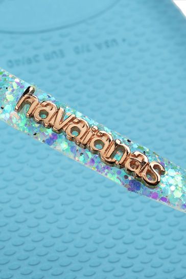 Buy Havaianas Slim Glitter Flourish Flip Flops from Next Hungary