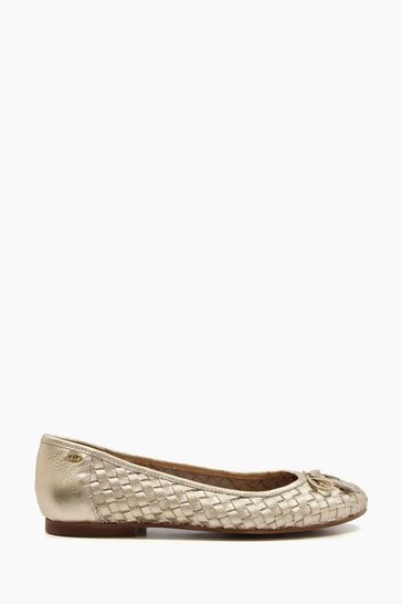 Woven shop ballerina flats