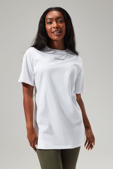 Berghaus Boyfriend White Logo T-Shirt
