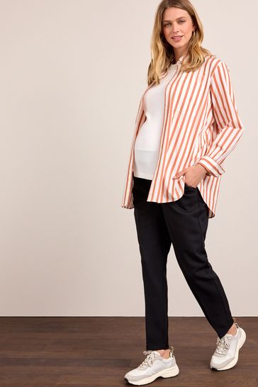 Next maternity black trousers shop