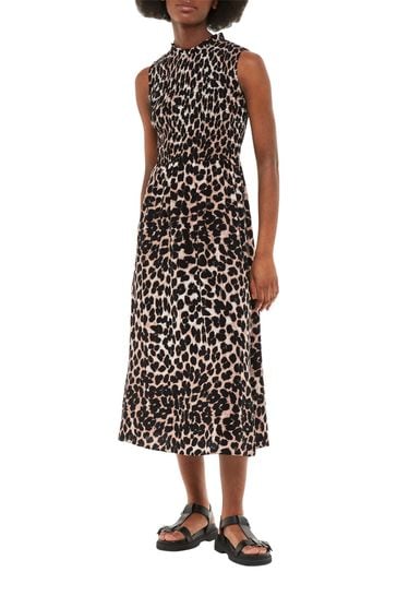 Buy Whistles Animal Heidi Leopard Spot Midi Dress from Next USA