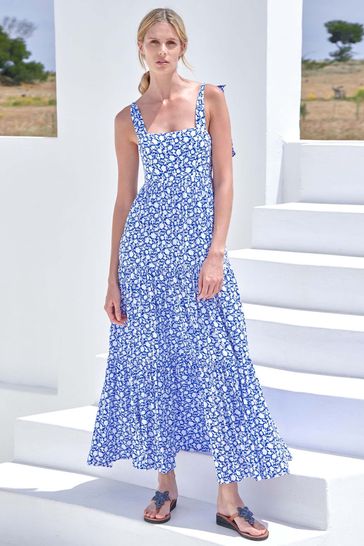Aspiga Blue Tabitha EcoVero™ Maxi Dress
