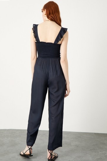 Ruffle shop strap jumpsuit