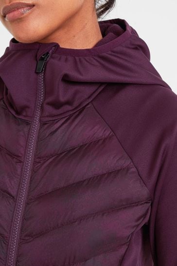 Womens Purple Adwell Insulated Jacket 