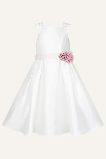 Monsoon Ivory Audrey Duchess Twill Bridesmaid Dress