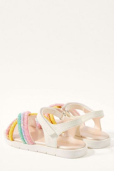 Rainbow sale white sandals