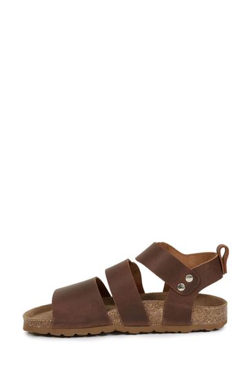 Ladies deals brown sandals