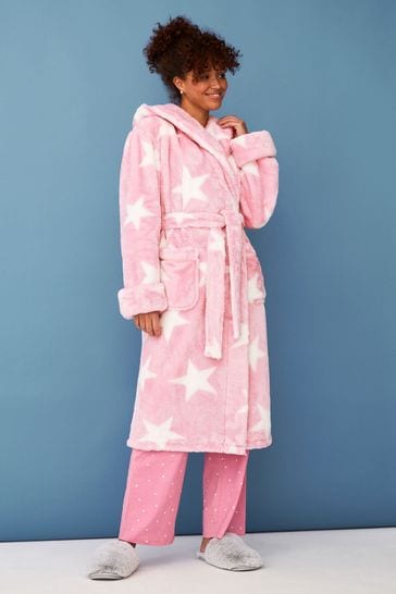 Pink flamingo dressing gown top