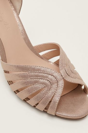 Metallic heels deals