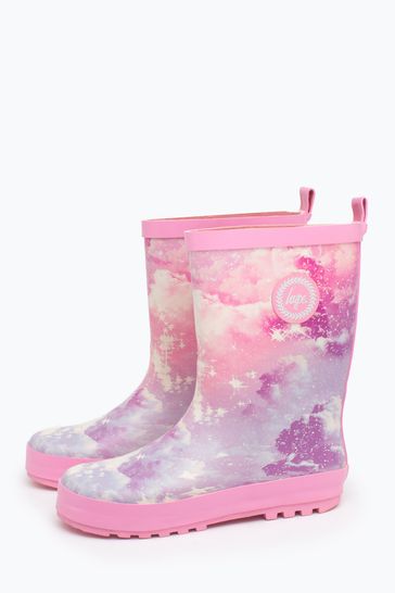 Pink Hype. Unisex Pink Wellies