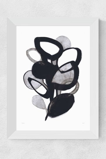 East End Prints Grey The Plant Print by Jorgen Hansson