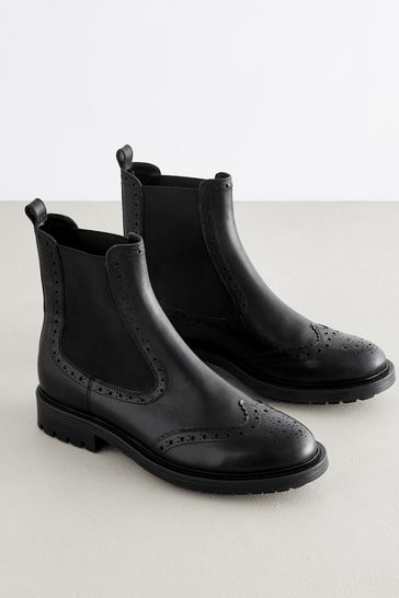 Chelsea boots brogue womens online