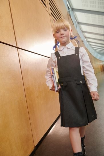 Grey tabard pinafore hotsell