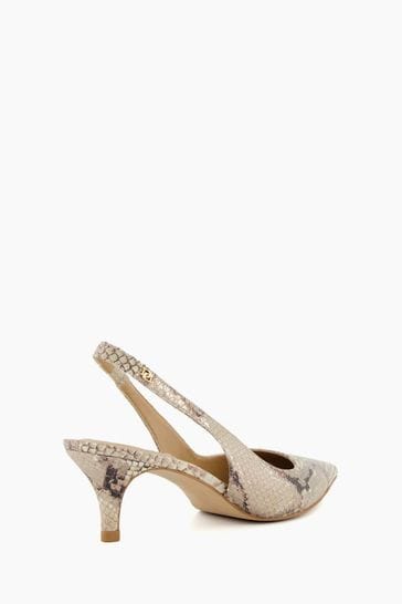 Dune gold shop kitten heels