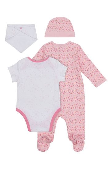 Buy Juicy Couture Pink Infant 4 Piece Gift Set from the Laura