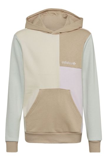 adidas blocked trefoil hoodie