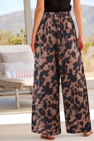 Animal print trousers next cheap