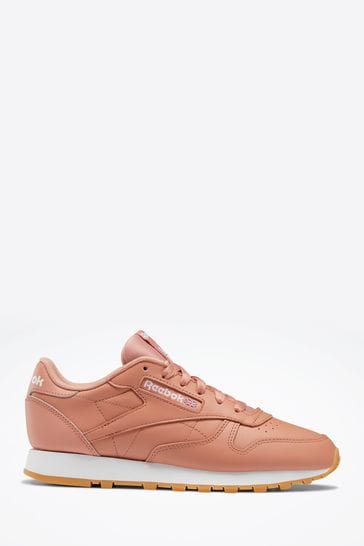 Reebok Red Classic Leather Trainers