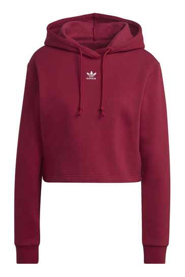 Originals cropped hotsell hoodie maroon