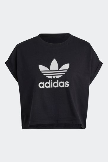 Adidas originals – adicolor – t-shirt-kleid mit dreiblatt-logo hot sale
