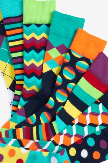 Cool store patterned socks