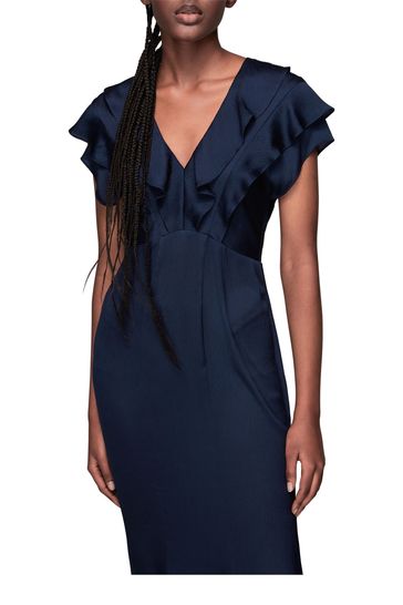 whistles ruffle dress