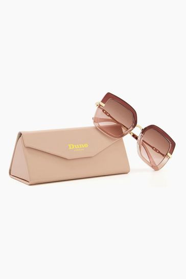Buy Dune London Ginjer Oversized Square Glam Sunglasses from Next