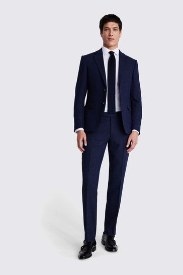 Blue donegal suit new arrivals