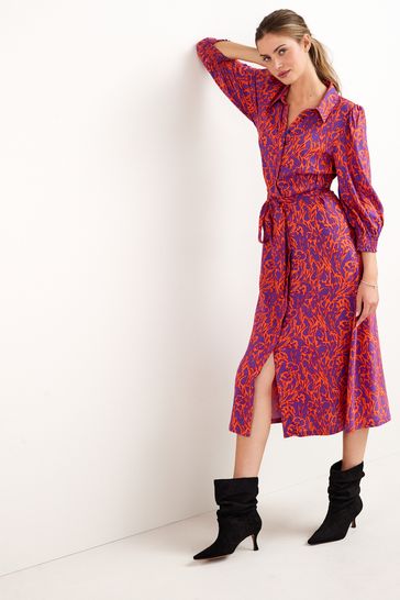 Dress with shop long sleeve shirt