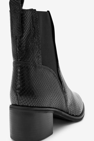 Snake boots sales black