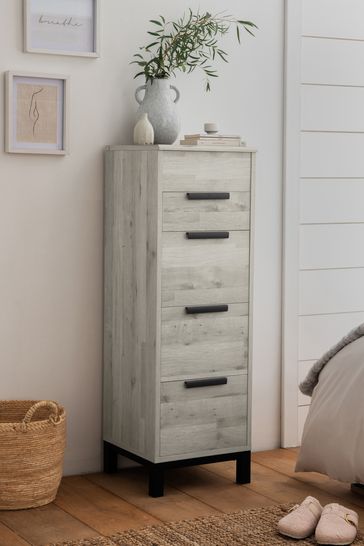 Tall grey sales bedroom drawers