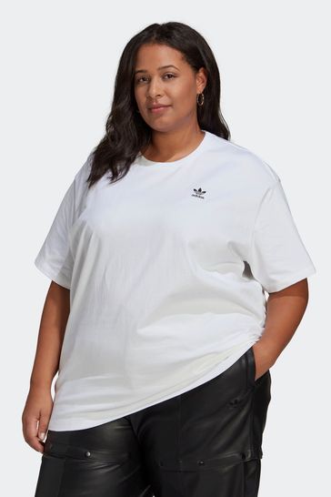 Buy adidas Originals Plus Size White Always Original Logo Graphic T-Shirt  from Next Norway