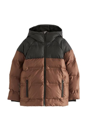 Fleece lined sale padded coat