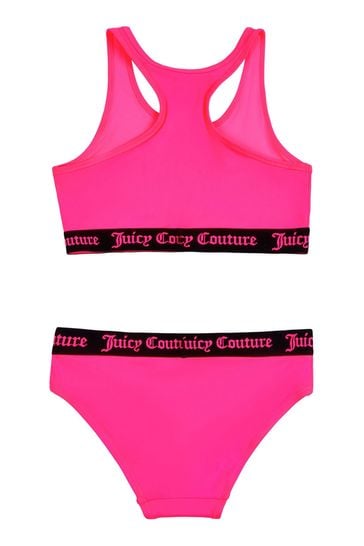 Buy Juicy Couture Pink Logo Elastic Swim Set from Next Netherlands