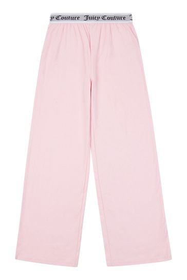 Buy Juicy Couture Pink Elastic Lounge Crop Vest and Wide Leg