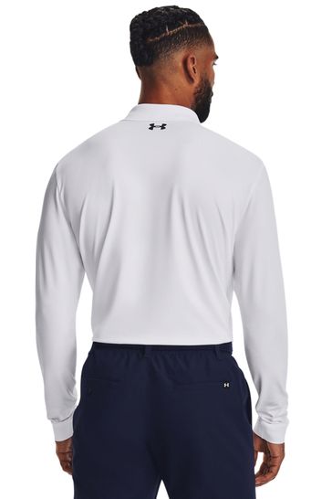 Under armour long best sale sleeve polo shirts