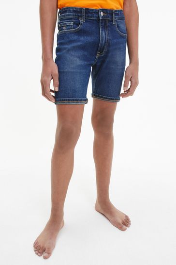 Calvin Klein Jeans Blue Regular Fit Shorts