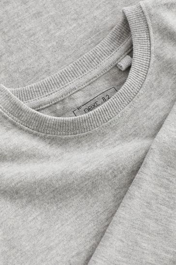 Buy Grey Long Sleeve Cosy T Shirt 3 16yrs from Next United Arab