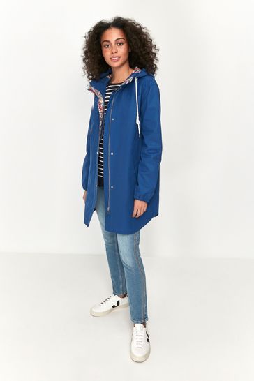 Blue raincoat hot sale womens