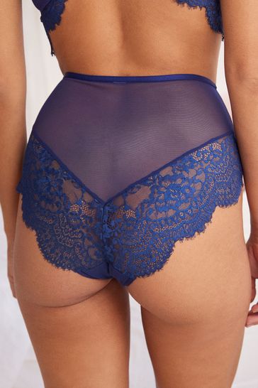 Next navy lace trousers shop
