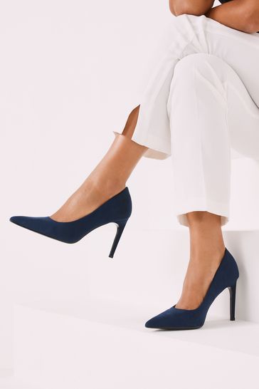 Navy Forever Comfort® Pointed Court Shoes