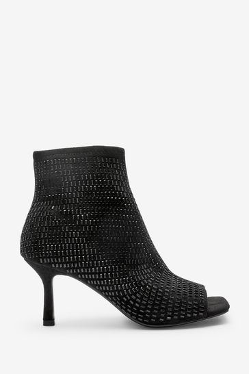 Peep toe shoe 2025 boots next