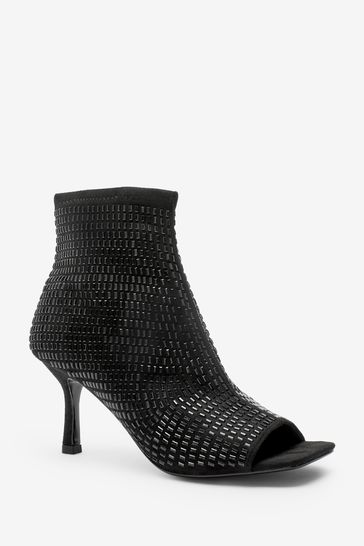 Peep toe shoe 2025 boots next