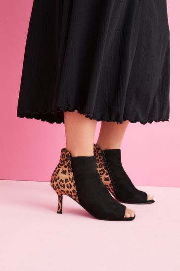 Debenhams leopard print boots clearance