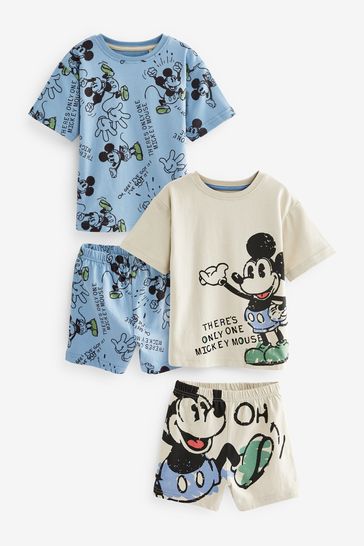 Mickey Mouse Short Pyjamas 2 Pack (9mths-12yrs)